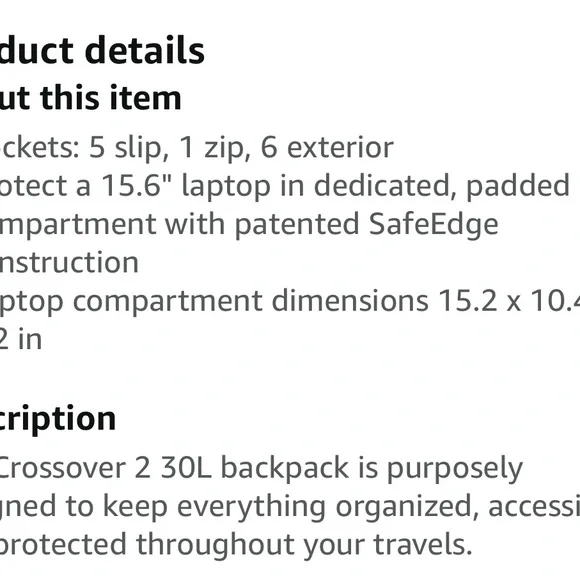 Thule Black Men's Backpack - Picture 8 of 8